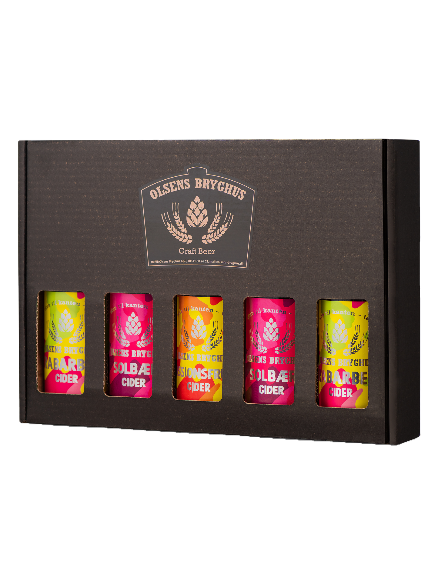 Gaveæske med 5 cider