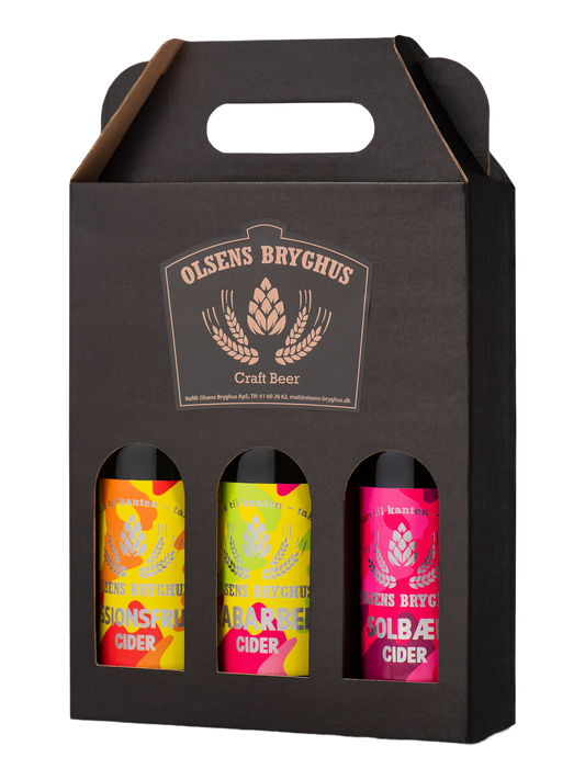 Gaveæske med 3 cider