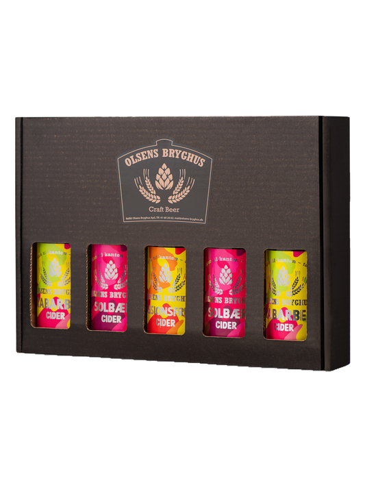 Gaveæske med 5 cider
